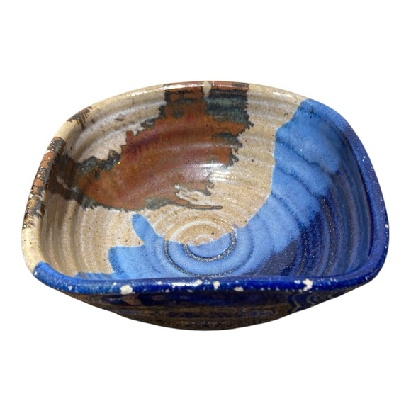 Handcrafted Art Pottery Set (Bowl & Jar with Lid) - Picture 5 of 6